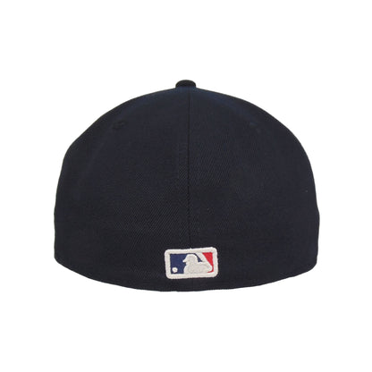New York Yankees JF Exclusive 59FIFTY New Era Cap Fuzzy navy Back View