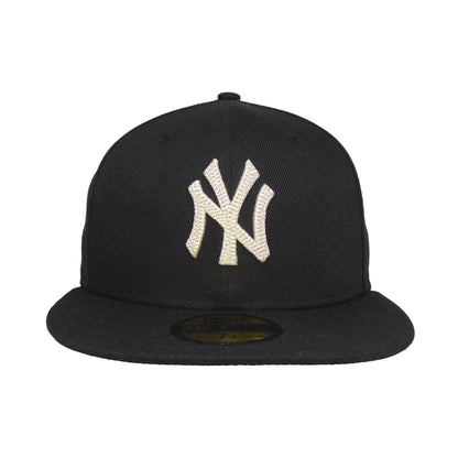 New York Yankees JF Exclusive 59FIFTY New Era Cap black black Front View