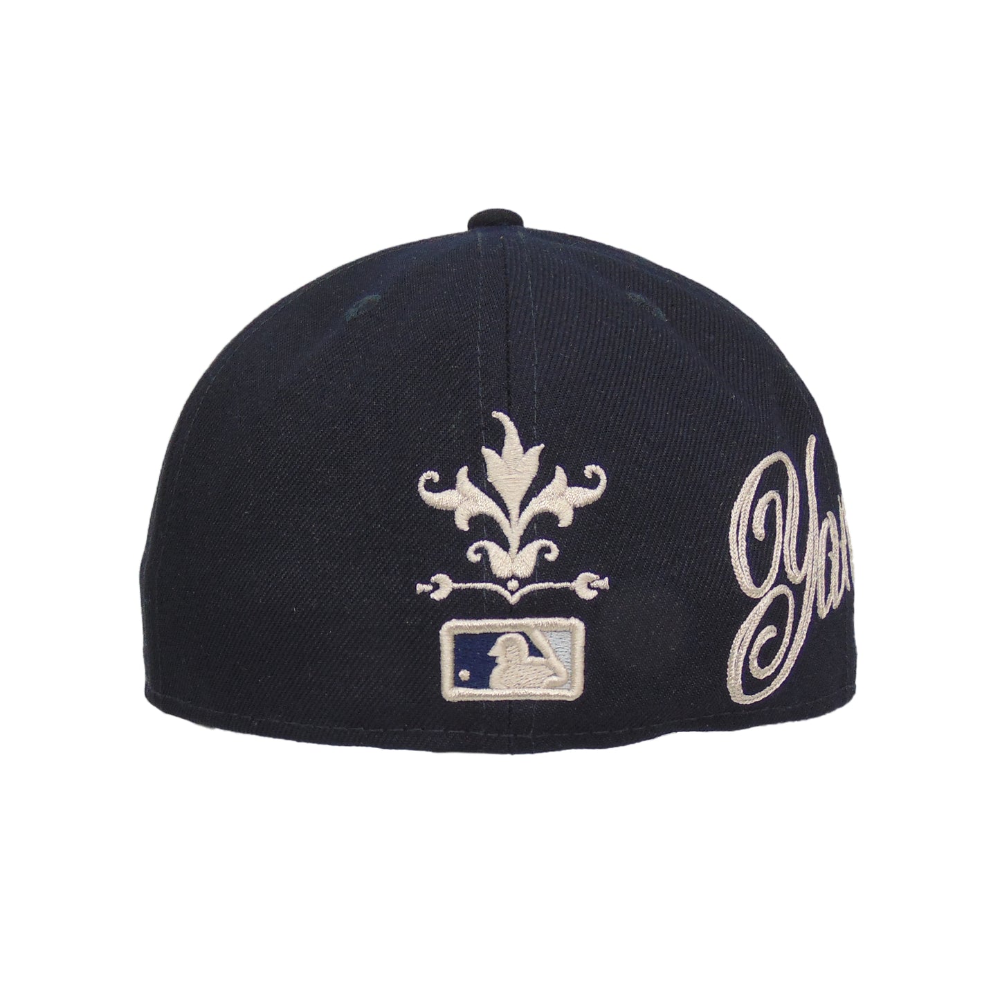 New York Yankees Custom 59FIFTY New Era Cap Script Navy