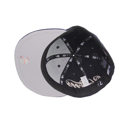 New York Yankees Custom 59FIFTY New Era Cap Script Navy