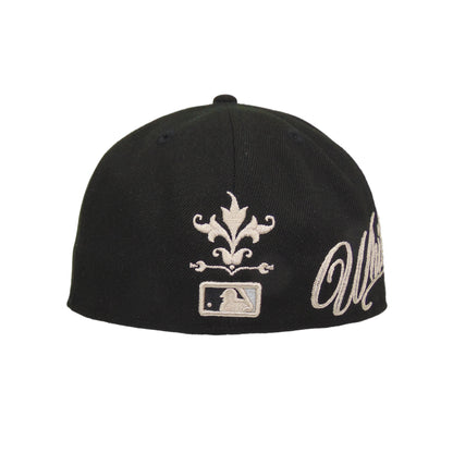Chicago White Sox New Era 59FIFTY Script Black Cap