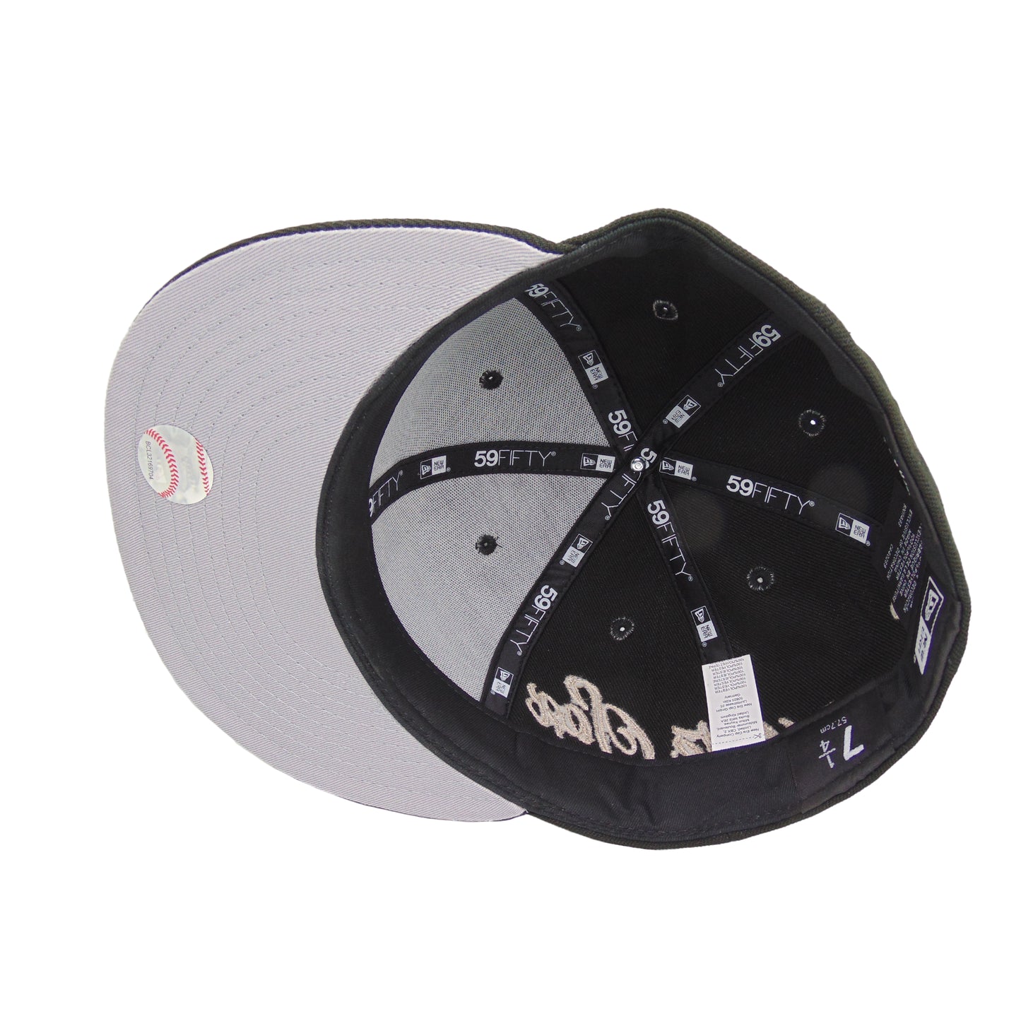Chicago White Sox New Era 59FIFTY Script Black Cap