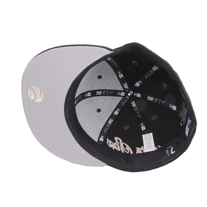 Chicago White Sox New Era 59FIFTY Script Black Cap