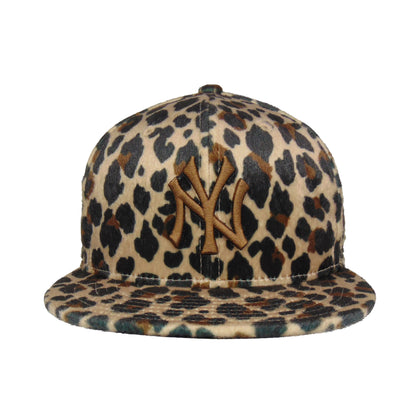 New York Yankees Animal Print 59FIFTY New Era Cap Leopard beige
brown
black  Front View