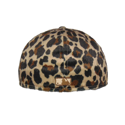 New York Yankees Animal Print 59FIFTY New Era Cap Leopard beige
brown
black  Back View