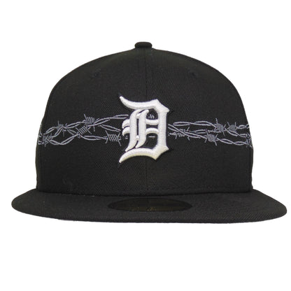 Detroit Tigers New Era 59FIFTY Cap Black Barbed Wire