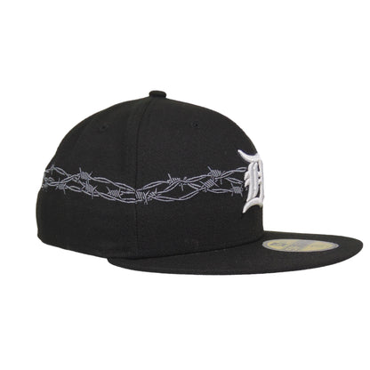 Detroit Tigers New Era 59FIFTY Cap Black Barbed Wire