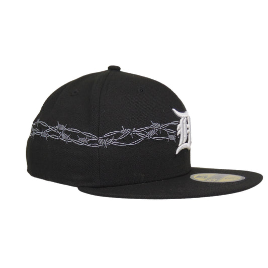 Detroit Tigers New Era 59FIFTY Cap Black Barbed Wire