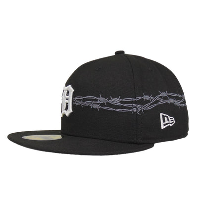 Detroit Tigers New Era 59FIFTY Cap Black Barbed Wire