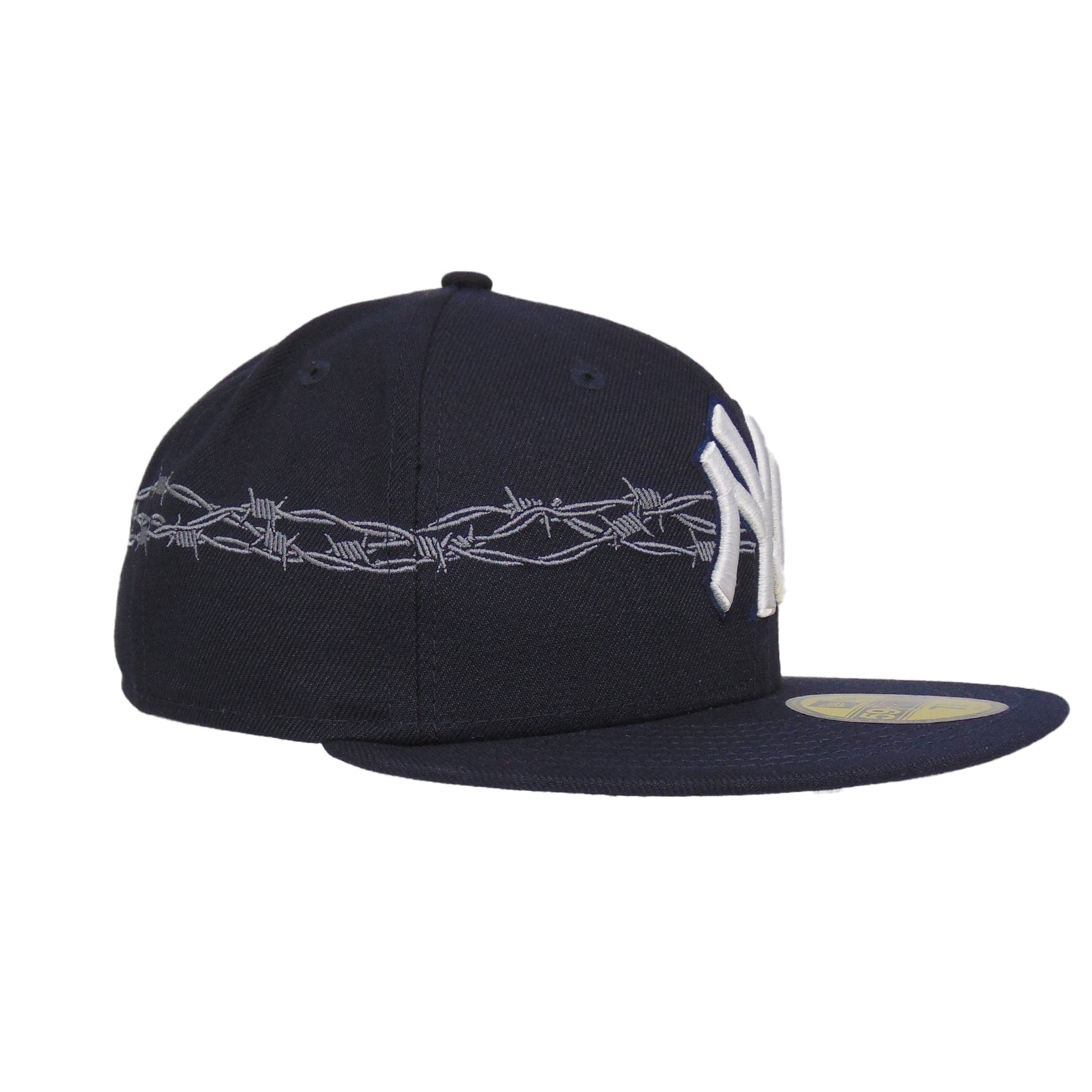 New York Yankees 59FIFTY New Era Cap Navy Barbed Wire