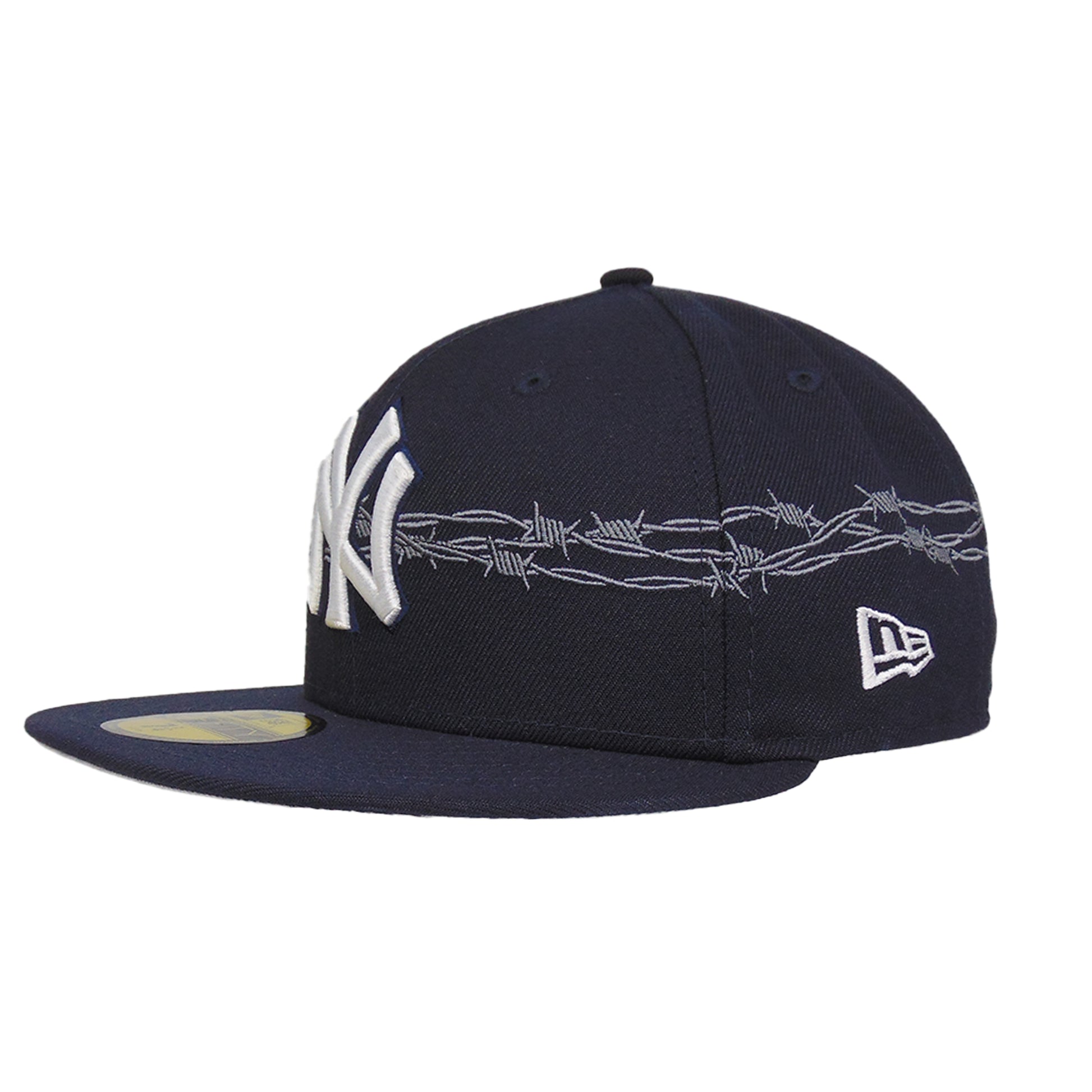 New York Yankees 59FIFTY New Era Cap Navy Barbed Wire