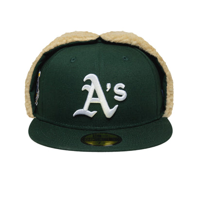 Oakland Athletics 59FIFTY New Era Dog Ear Cap Dark Green WS1913