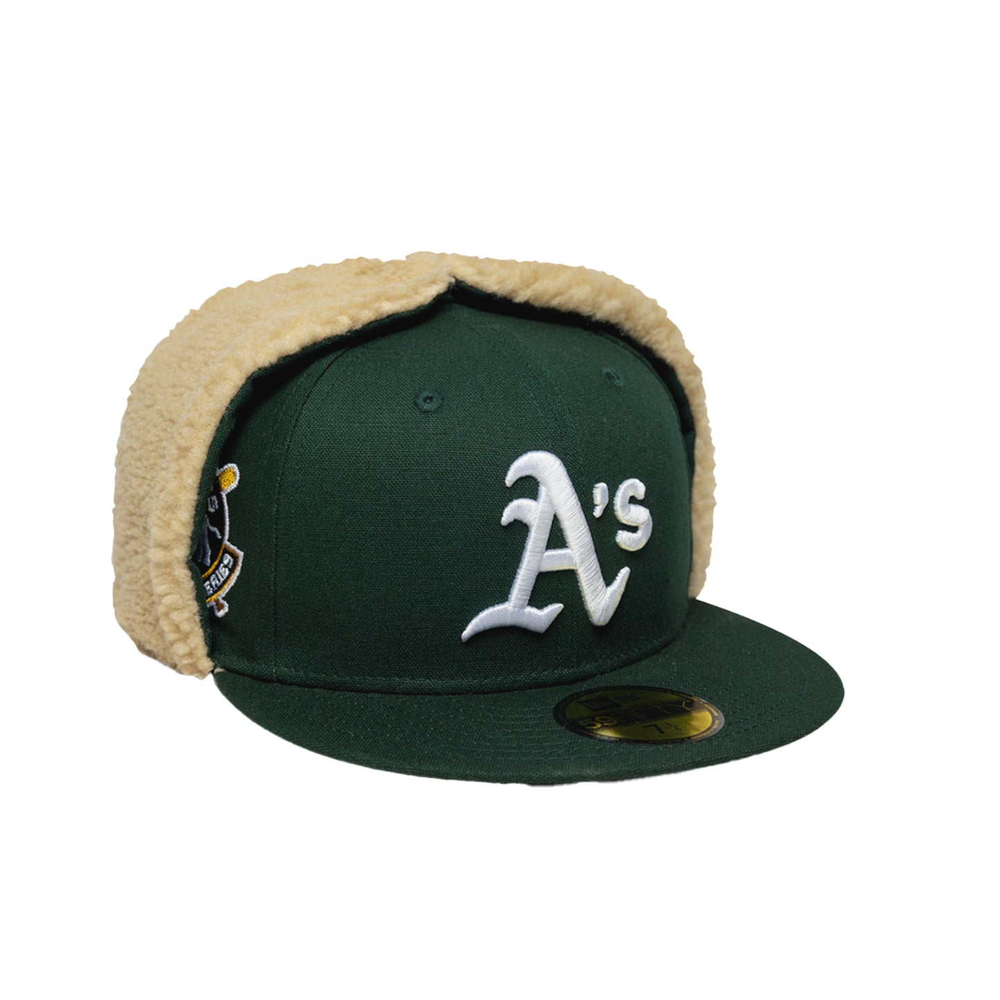 Oakland Athletics 59FIFTY New Era Dog Ear Cap Dark Green WS1913