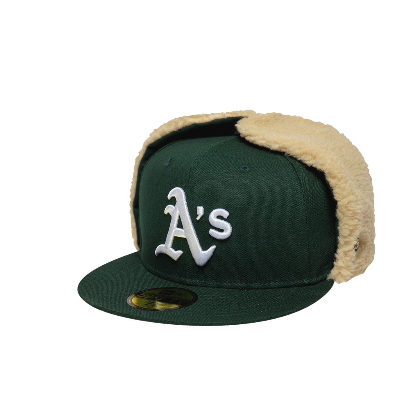 Oakland Athletics 59FIFTY New Era Dog Ear Cap Dark Green WS1913