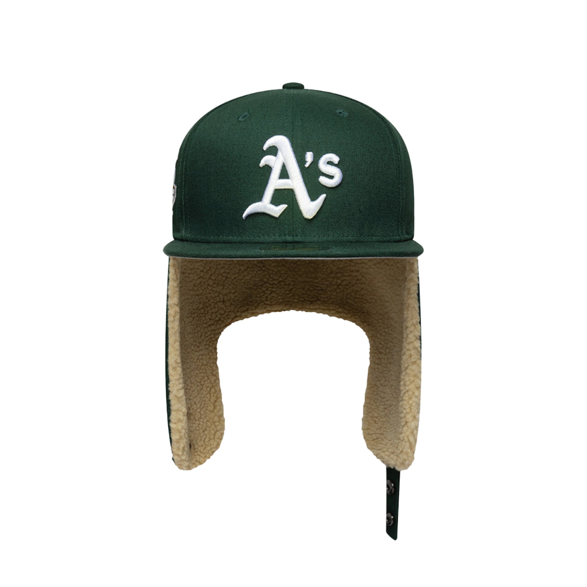 Oakland Athletics 59FIFTY New Era Dog Ear Cap Dark Green WS1913