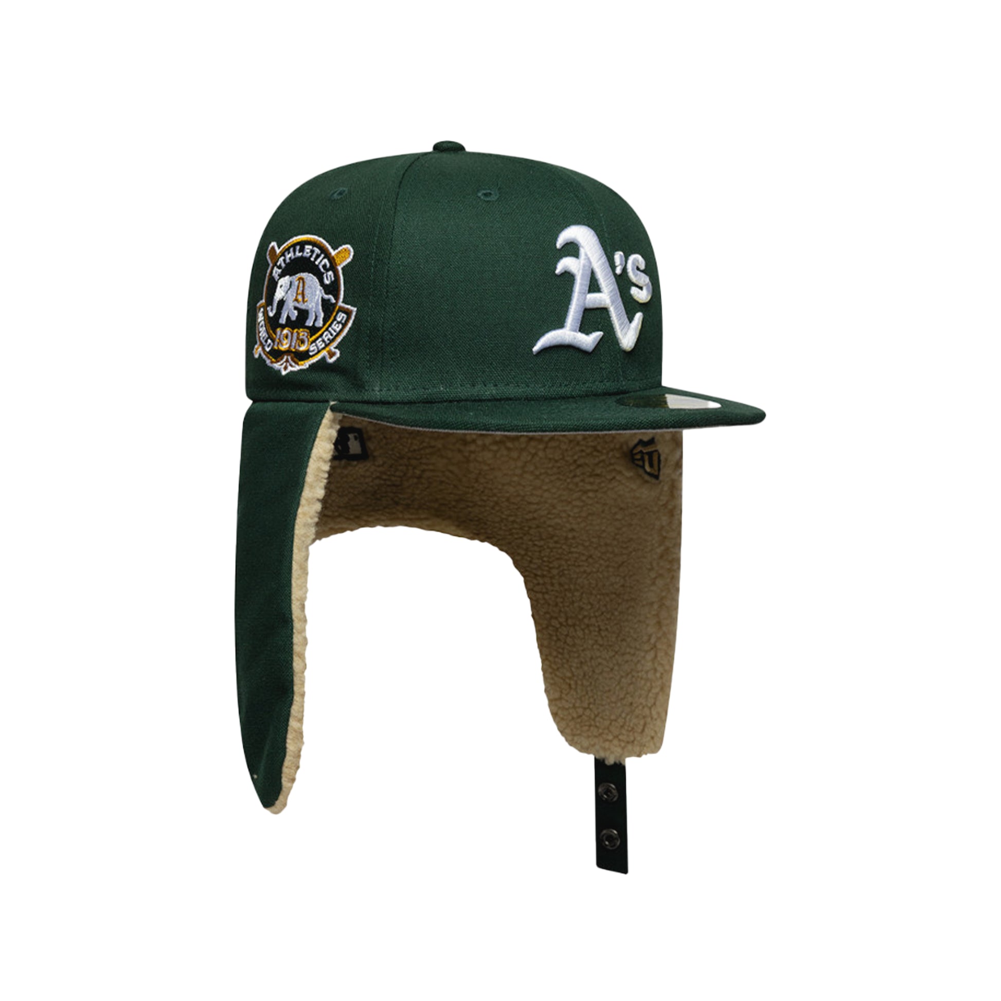 Oakland Athletics 59FIFTY New Era Dog Ear Cap Dark Green WS1913