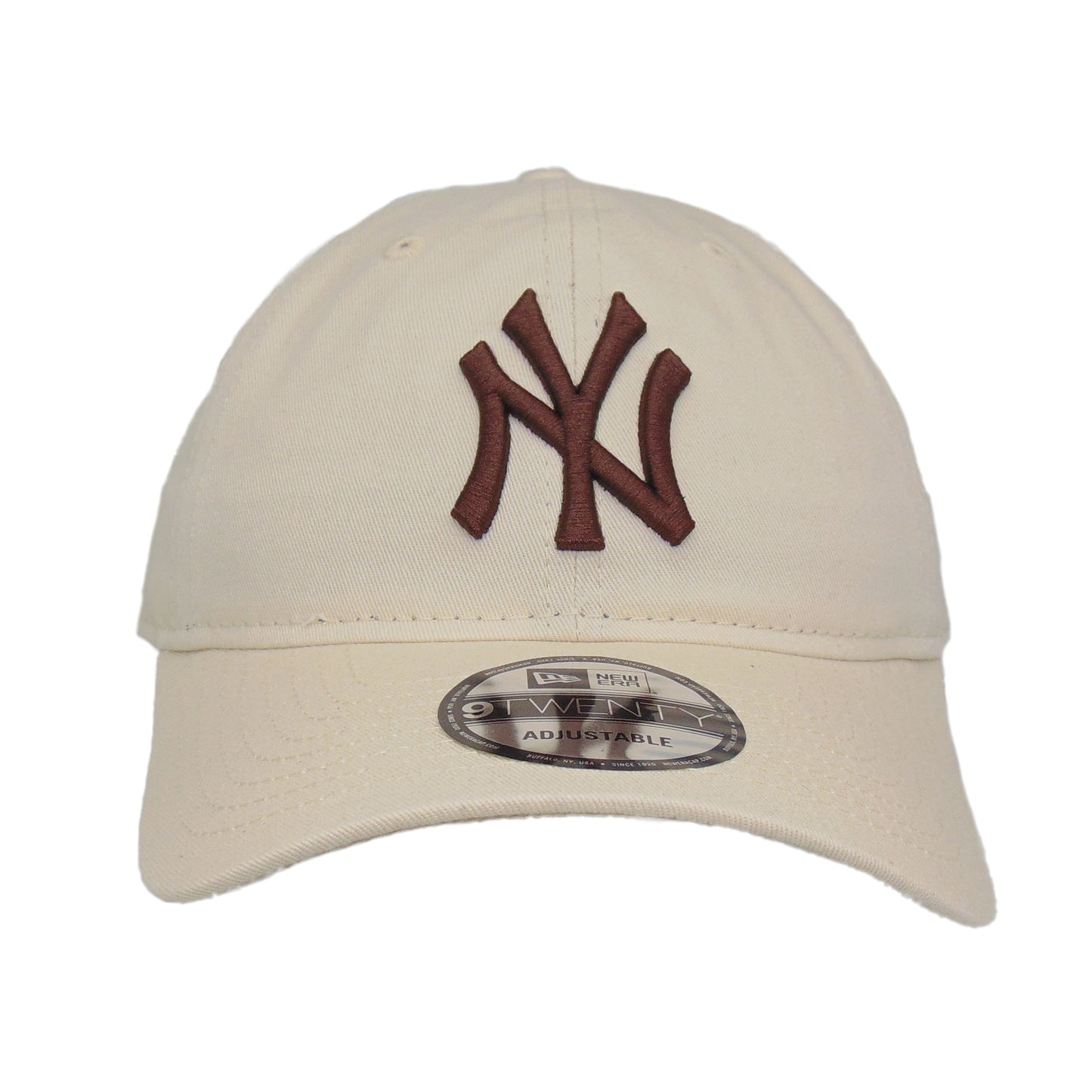 New York Yankees 9TWENTY Adjustable New Era Cap Beige Brown