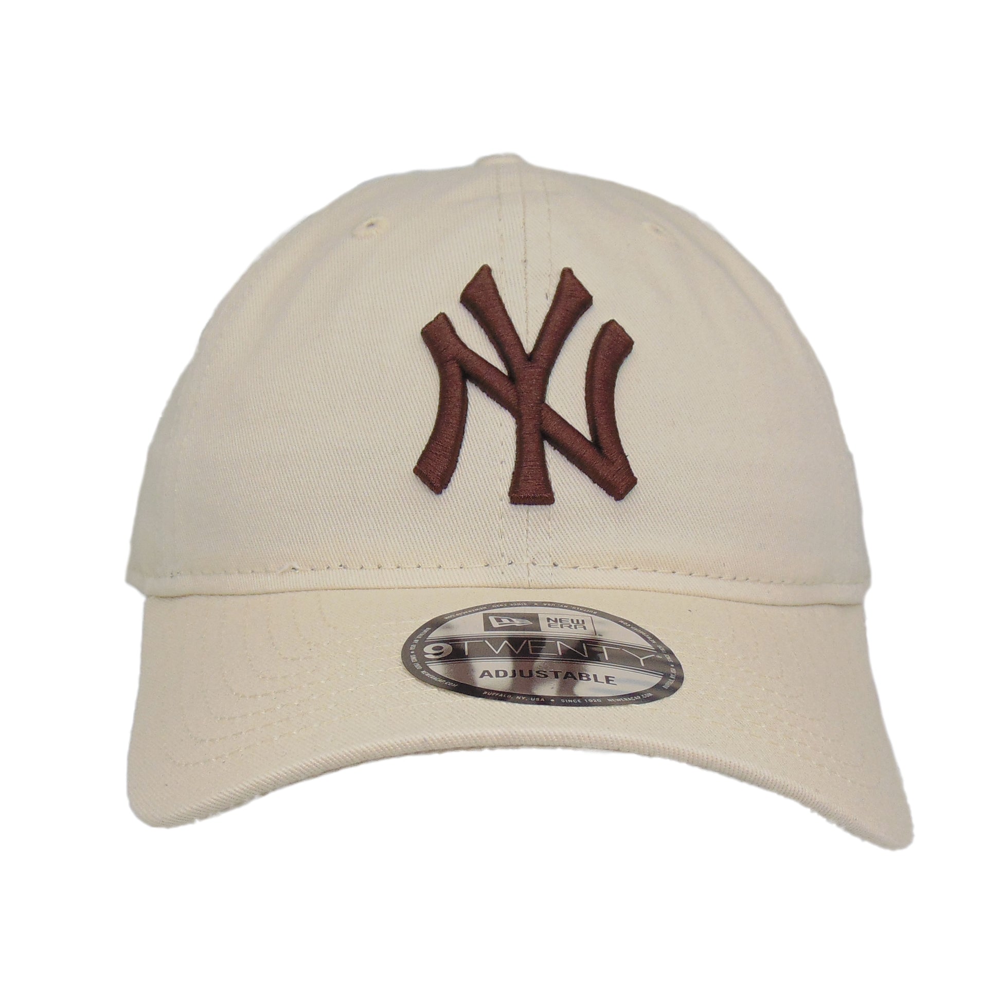 New York Yankees 9TWENTY Adjustable New Era Cap Beige Brown