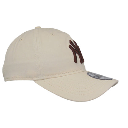 New York Yankees 9TWENTY Adjustable New Era Cap Beige Brown