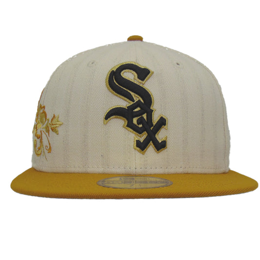 Chicago White Sox 5950 Day New Era 59FIFTY Cap Chrome Wheat