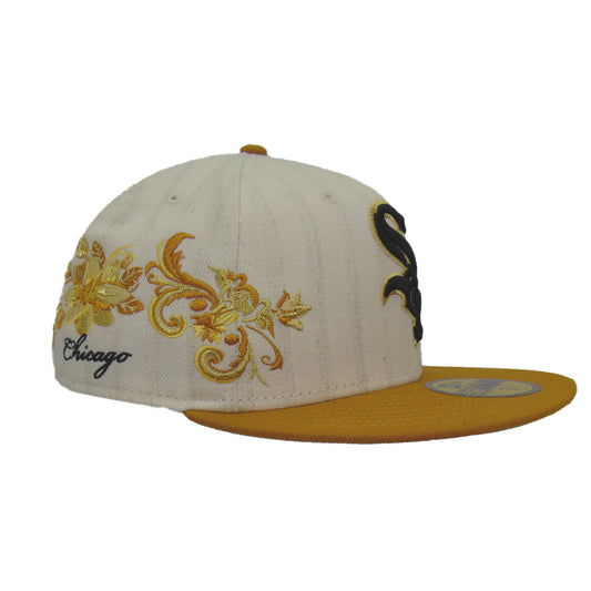 Chicago White Sox 5950 Day New Era 59FIFTY Cap Chrome Wheat