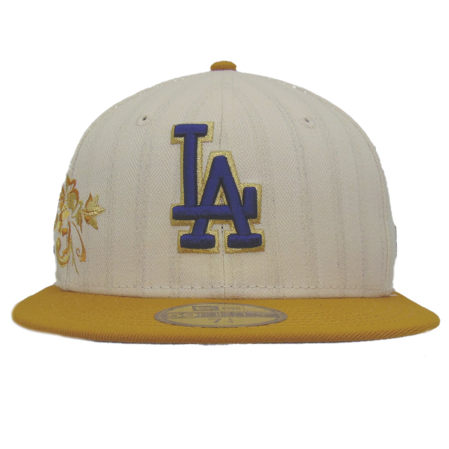 Los Angeles Dodgers 5950 Day New Era 59FIFTY Cap Chrome Wheat
