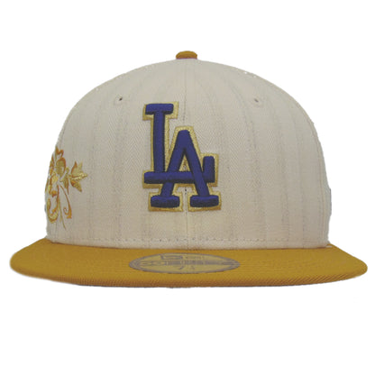 Los Angeles Dodgers 5950 Day New Era 59FIFTY Cap Chrome Wheat