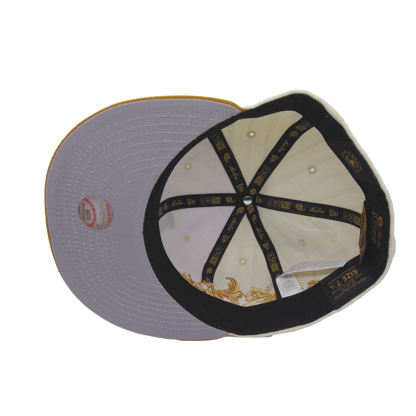 Los Angeles Dodgers 5950 Day New Era 59FIFTY Cap Chrome Wheat