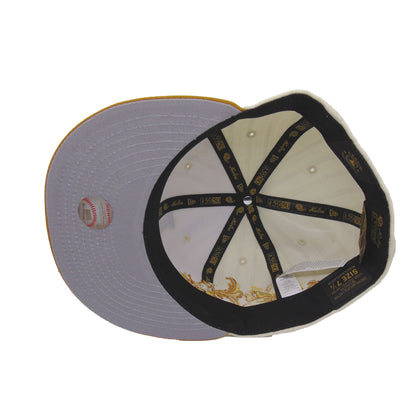 Los Angeles Dodgers 5950 Day New Era 59FIFTY Cap Chrome Wheat