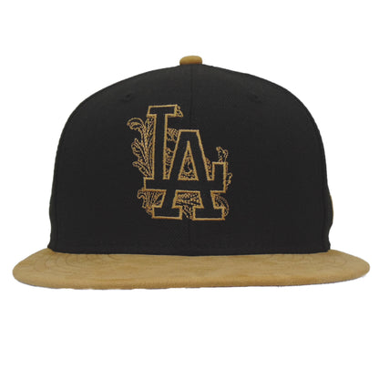 Los Angeles Dodgers 5950 Day New Era 59FIFTY Cap Black Wheat
