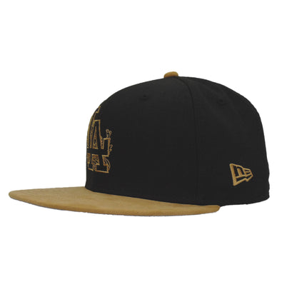 Los Angeles Dodgers 5950 Day New Era 59FIFTY Cap Black Wheat