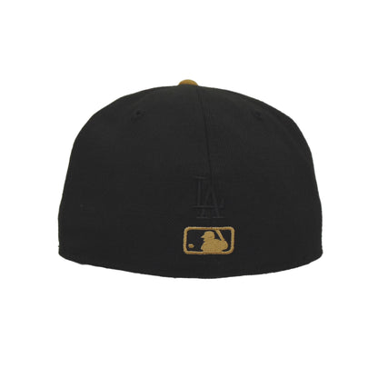 Los Angeles Dodgers 5950 Day New Era 59FIFTY Cap Black Wheat