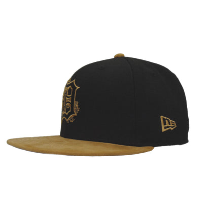Detroit Tigers 5950 Day New Era 59FIFTY Cap Black Wheat