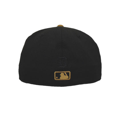 Detroit Tigers 5950 Day New Era 59FIFTY Cap Black Wheat