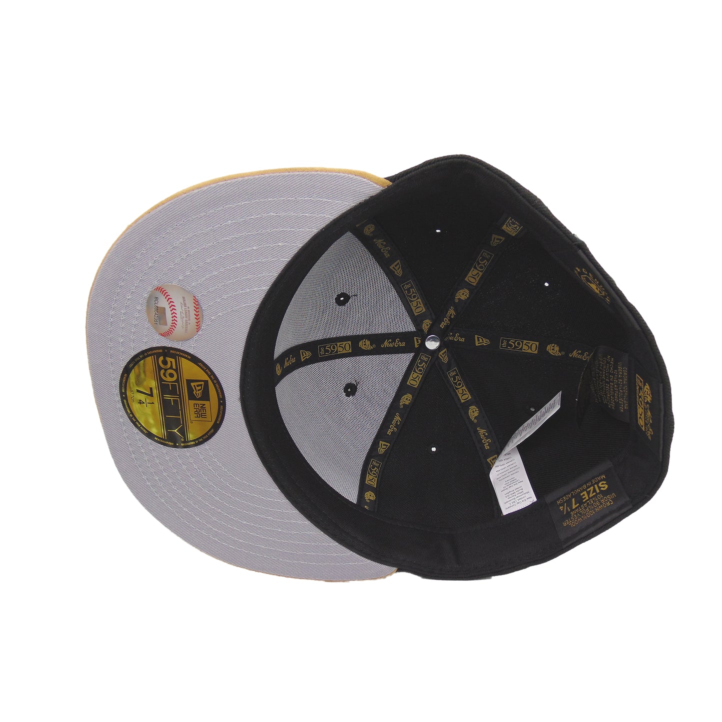 Detroit Tigers 5950 Day New Era 59FIFTY Cap Black Wheat