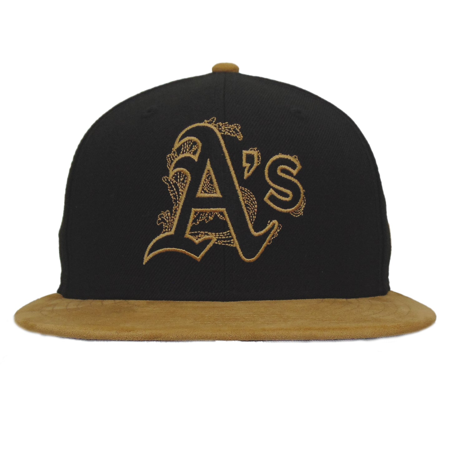 Oakland Athletics 5950 Day New Era 59FIFTY Cap Black Wheat
