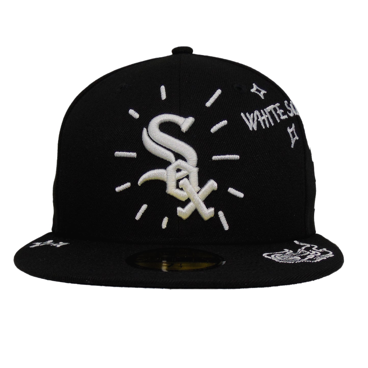 Chicago White Sox Scribble New Era 59FIFTY Black Cap – JustFitteds