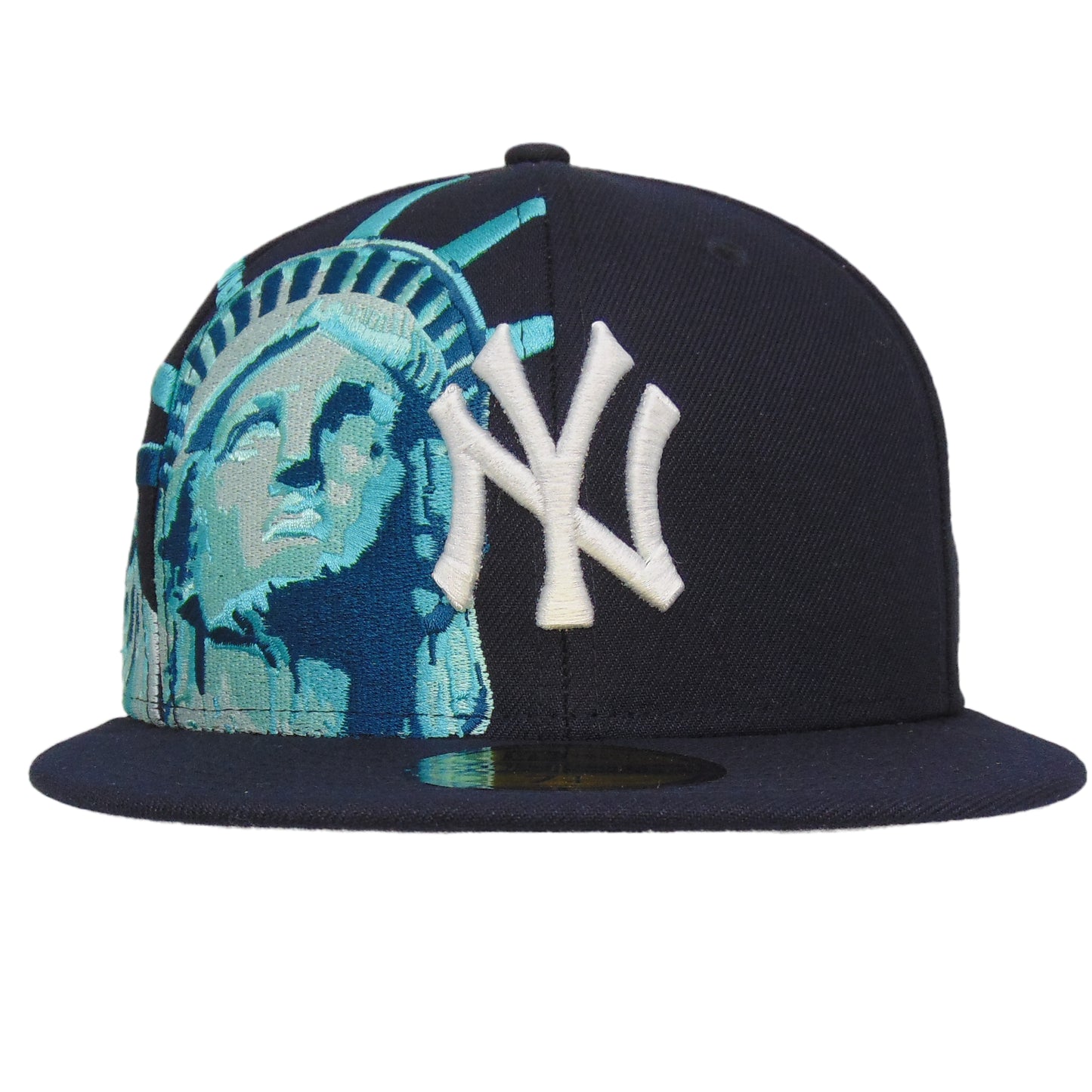JustFitteds X New York Yankees 59FIFTY New Era Cap Navy Statue of Liberty