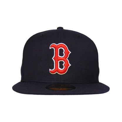 Boston Red Sox Custom New Era 59FIFTY Cap Game 2006 wool navy
red Front View
