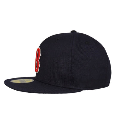 Boston Red Sox Custom New Era 59FIFTY Cap Game 2006 wool navy
red Side View