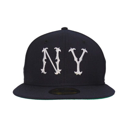 New York Highlanders Custom New Era 59FIFTY Cap Navy navy Front View