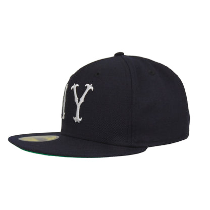 New York Highlanders Custom New Era 59FIFTY Cap Navy navy Side View