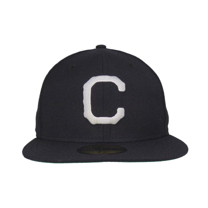 Cleveland Indians Cooperstown Game 59Fifty New Era Cap navy navy Front View