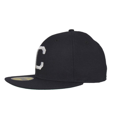 Cleveland Indians Cooperstown Game 59Fifty New Era Cap navy navy Side View