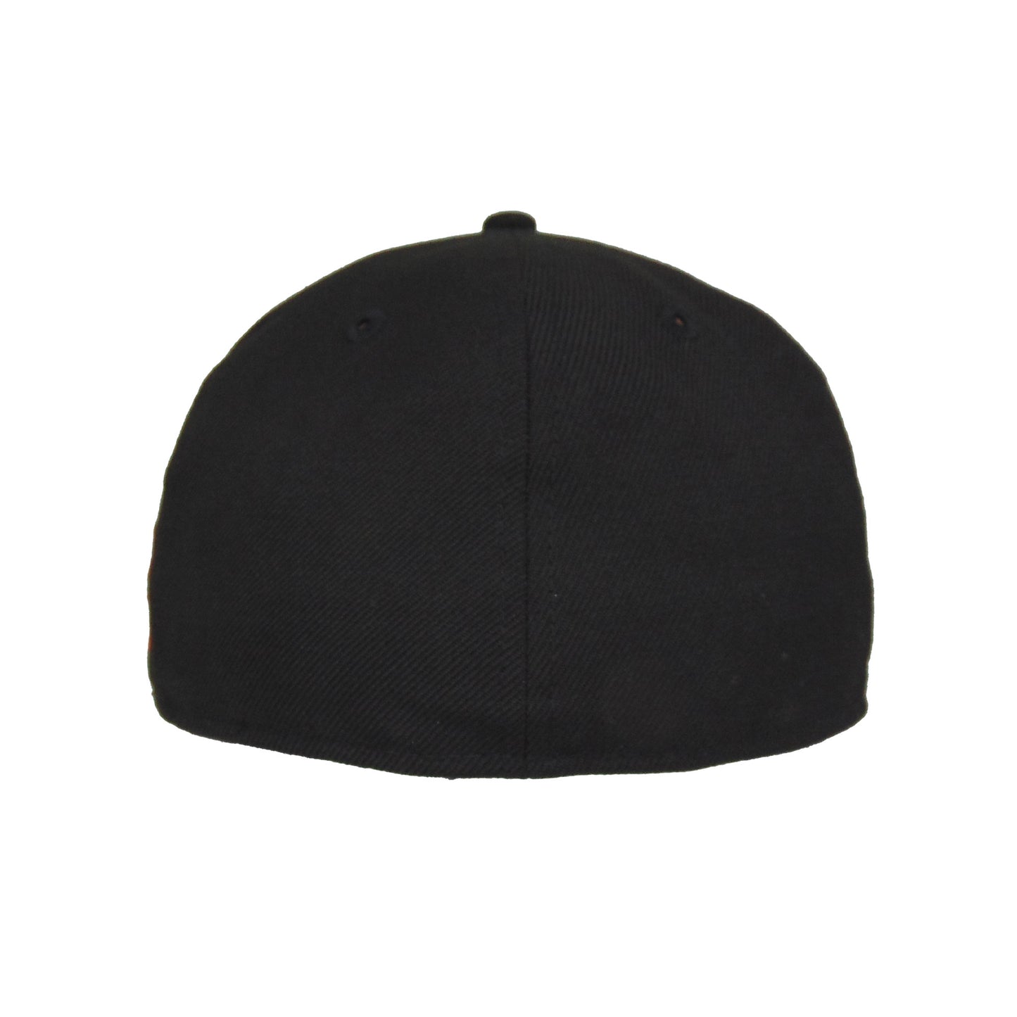 New York Mets Custom New Era 59FIFTY Cap Black Wool WS86 black Back View