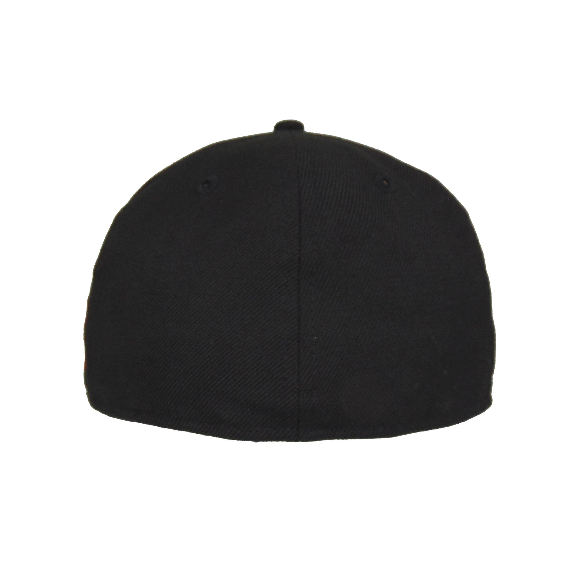 New York Mets Custom New Era 59FIFTY Cap Black Wool WS86 black Back View