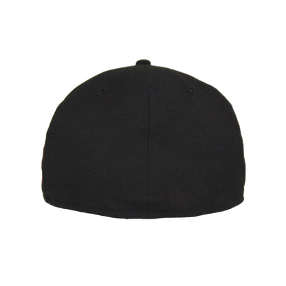 New York Mets Custom New Era 59FIFTY Cap Black Wool WS86 black Back View