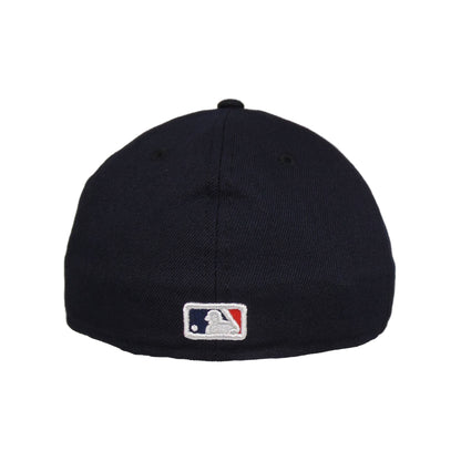 Atlanta Braves Authentic New Era 59FIFTY Cap Navy Away 2017 navy Back View