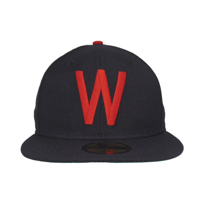 Washington Senators Cooperstown Game New Era 59FIFTY Cap Navy navy Front View