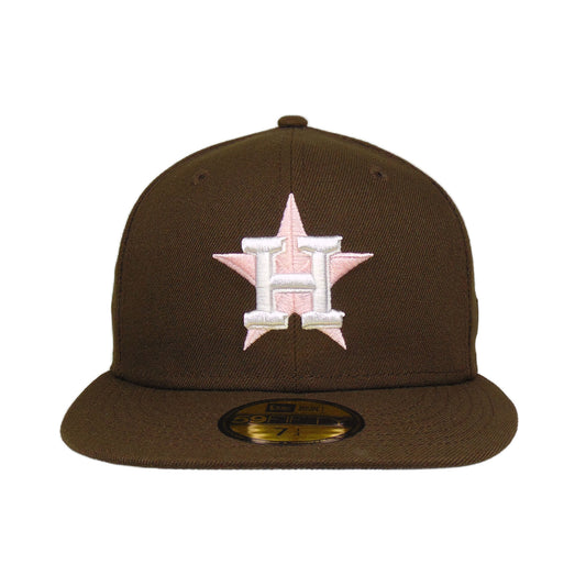 Houston Astros Custom New Era 59FIFTY Cap Walnut